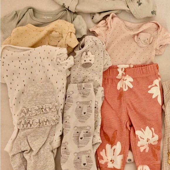 Carter's Other - Carter's Kids Matching Sets - Pink, Gray, White